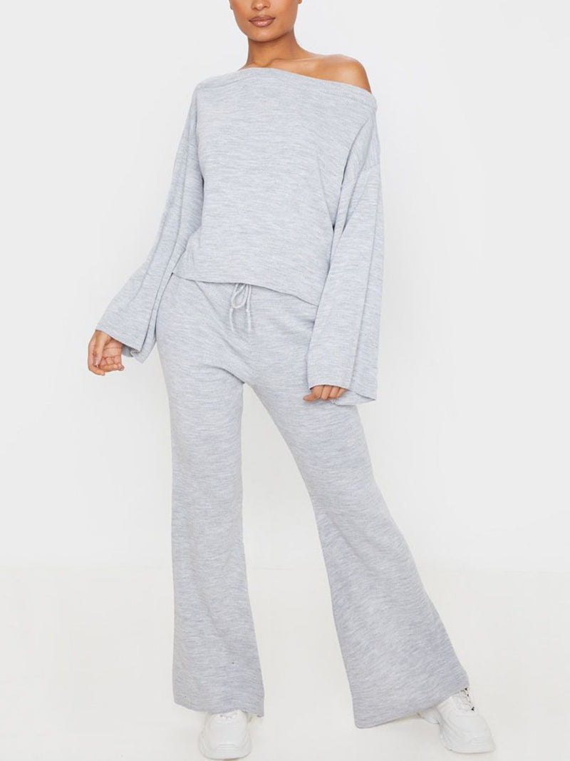 Stylish Loose Casual Daily Knitted Suit