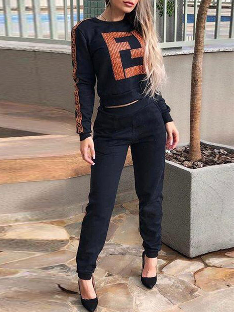 Sports and Leisure Sweater Two-piece