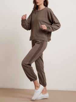 Casual Loose Pullover Top Pants Set