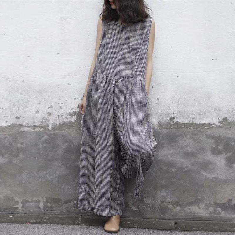 Wrap Chest Solid Casual Loose Wide Leg Jumpsuit