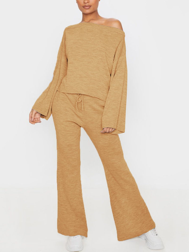 Stylish Loose Casual Daily Knitted Suit