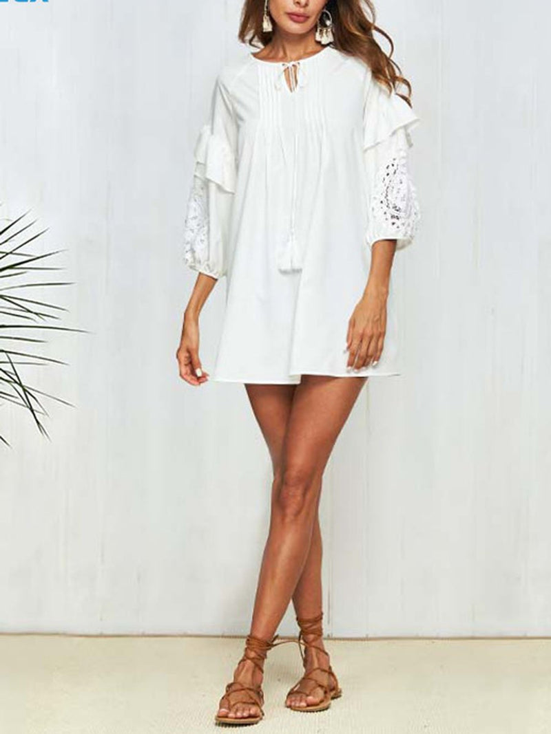 Bohemian T-Shirt Short Sleeve Chiffon Top