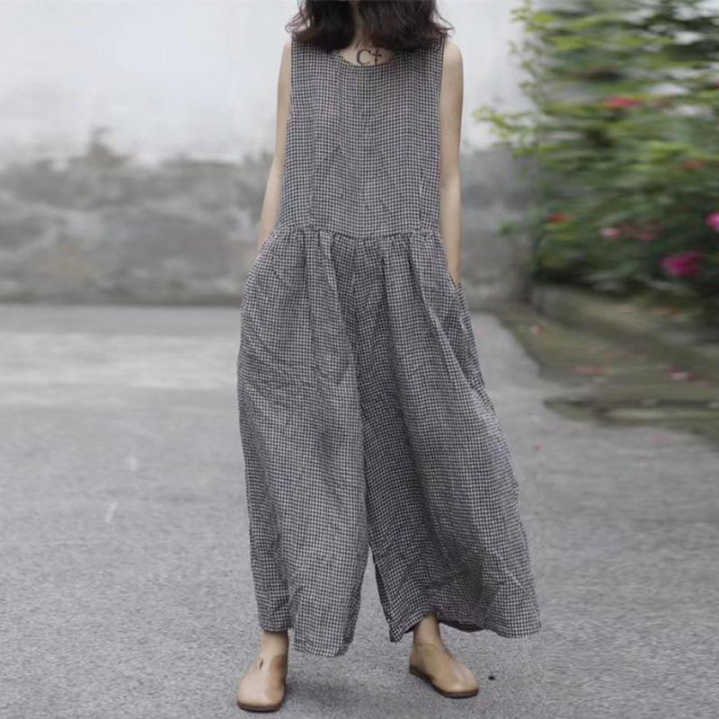 Wrap Chest Solid Casual Loose Wide Leg Jumpsuit