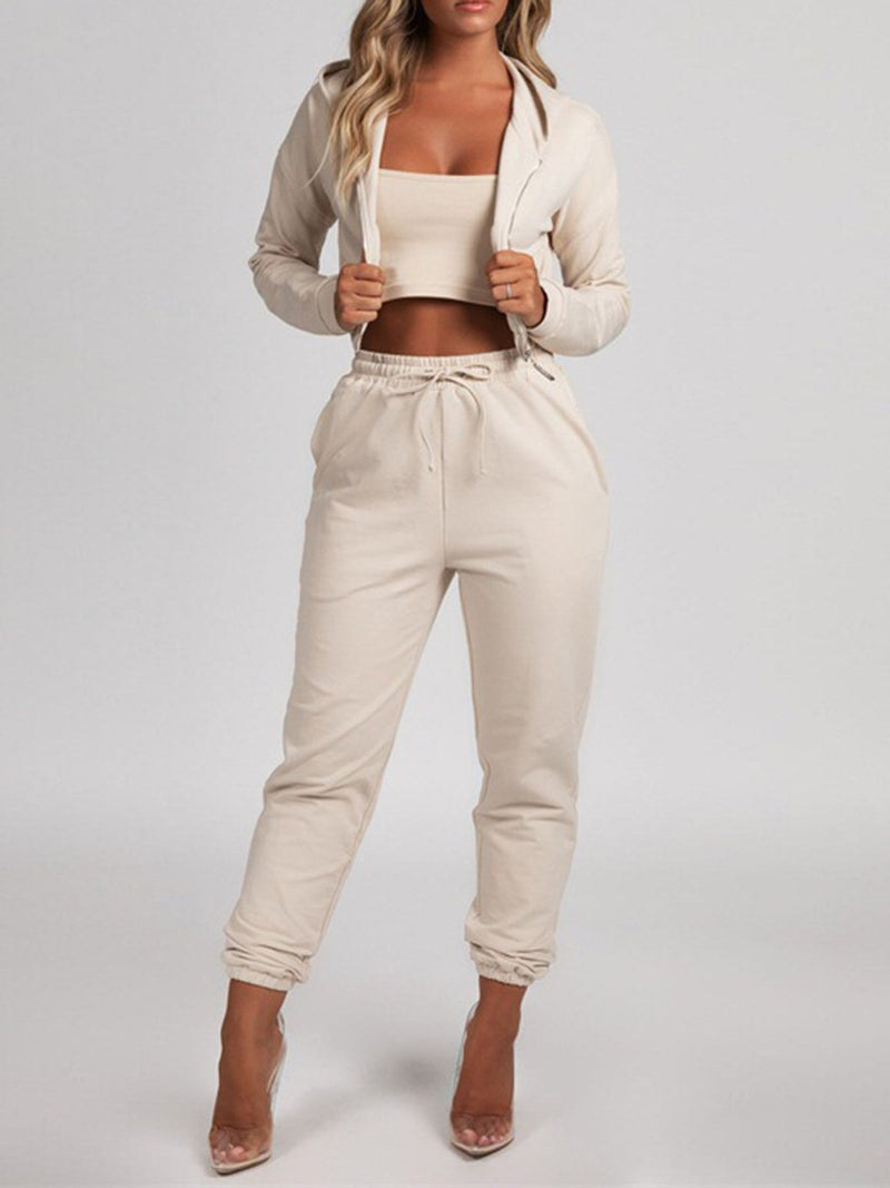 Hooded Sweatshirt Sweat Pants Two-piece